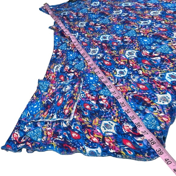 Thesis size medium racerback tribal design dress shark bite hem with pockets EUC - Picture 13 of 15